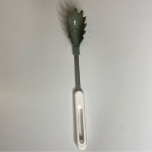 Vintage Bonny USA Pasta Server with Stainless Steel and Plastic Gray Top